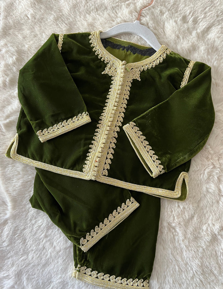 Jabador Qayim velours vert