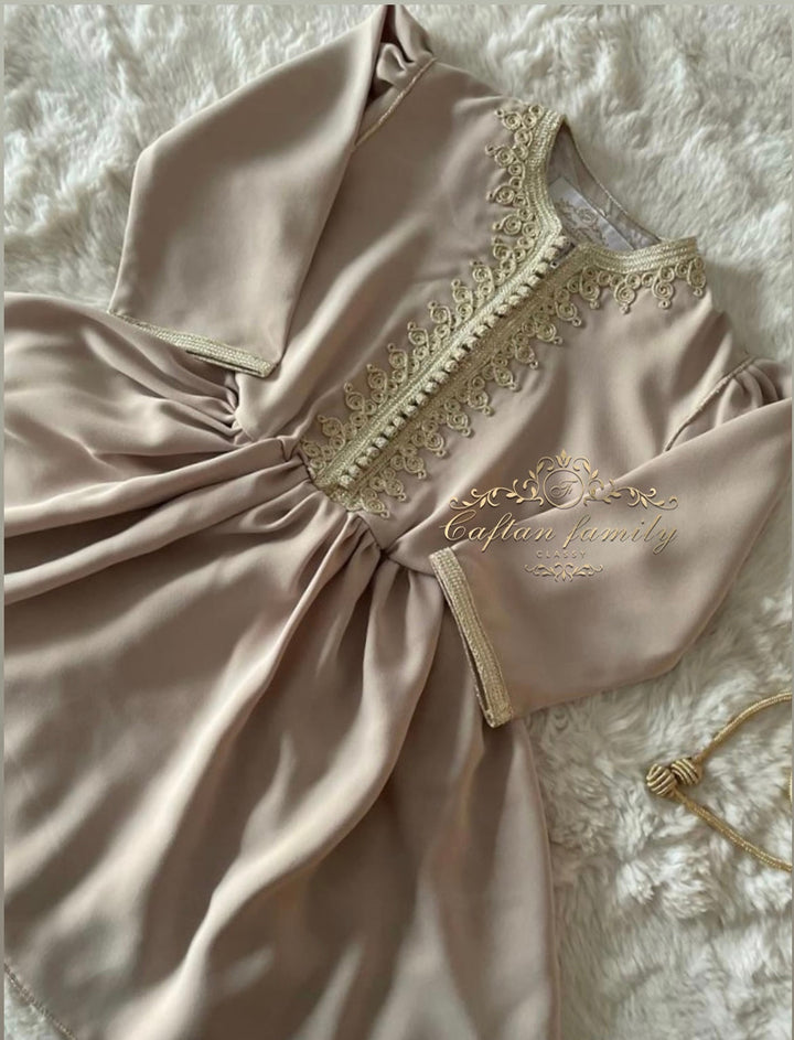 Caftan Robe nude clair