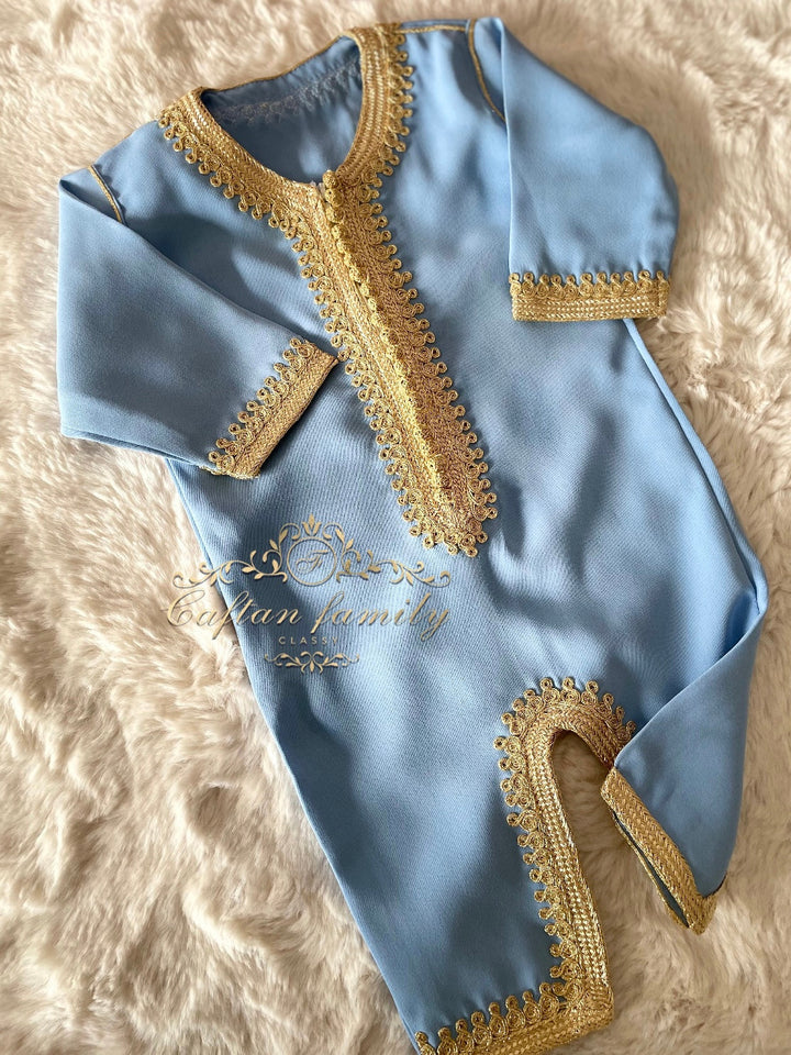 Grenouillère dabana baby blue