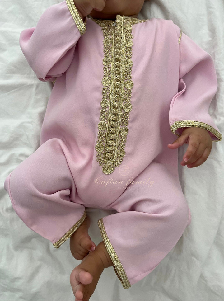 Grenouillère Aminah baby pink