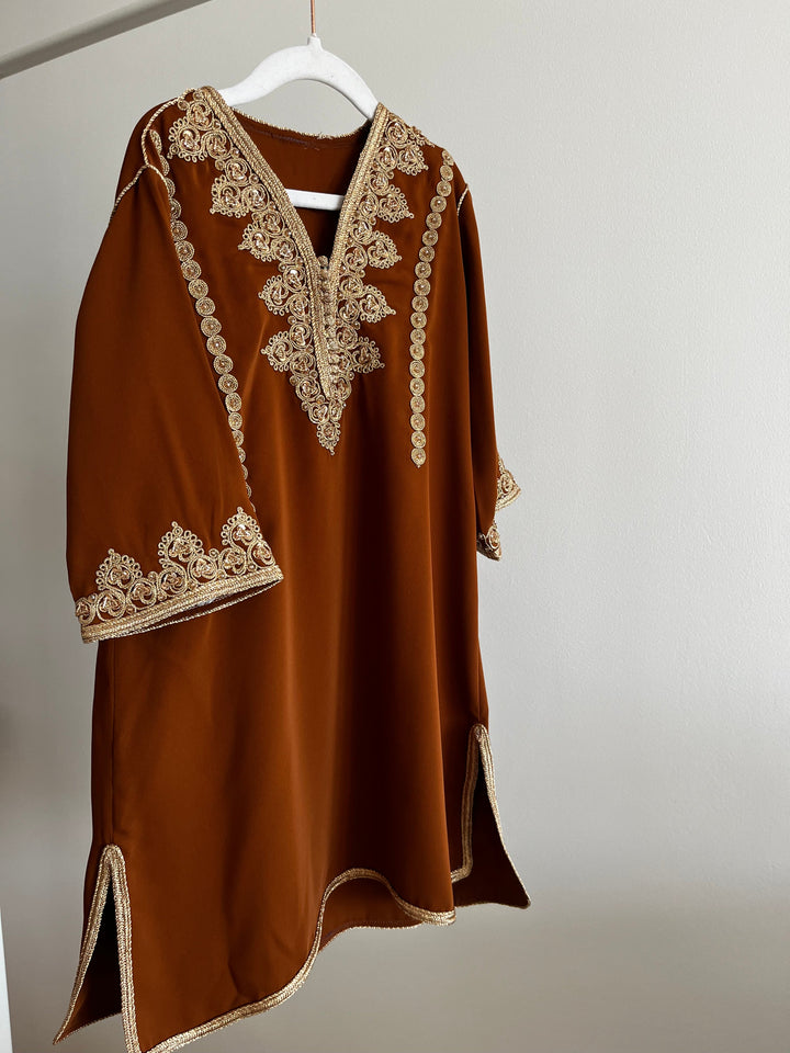 Caftan Dina chocolat