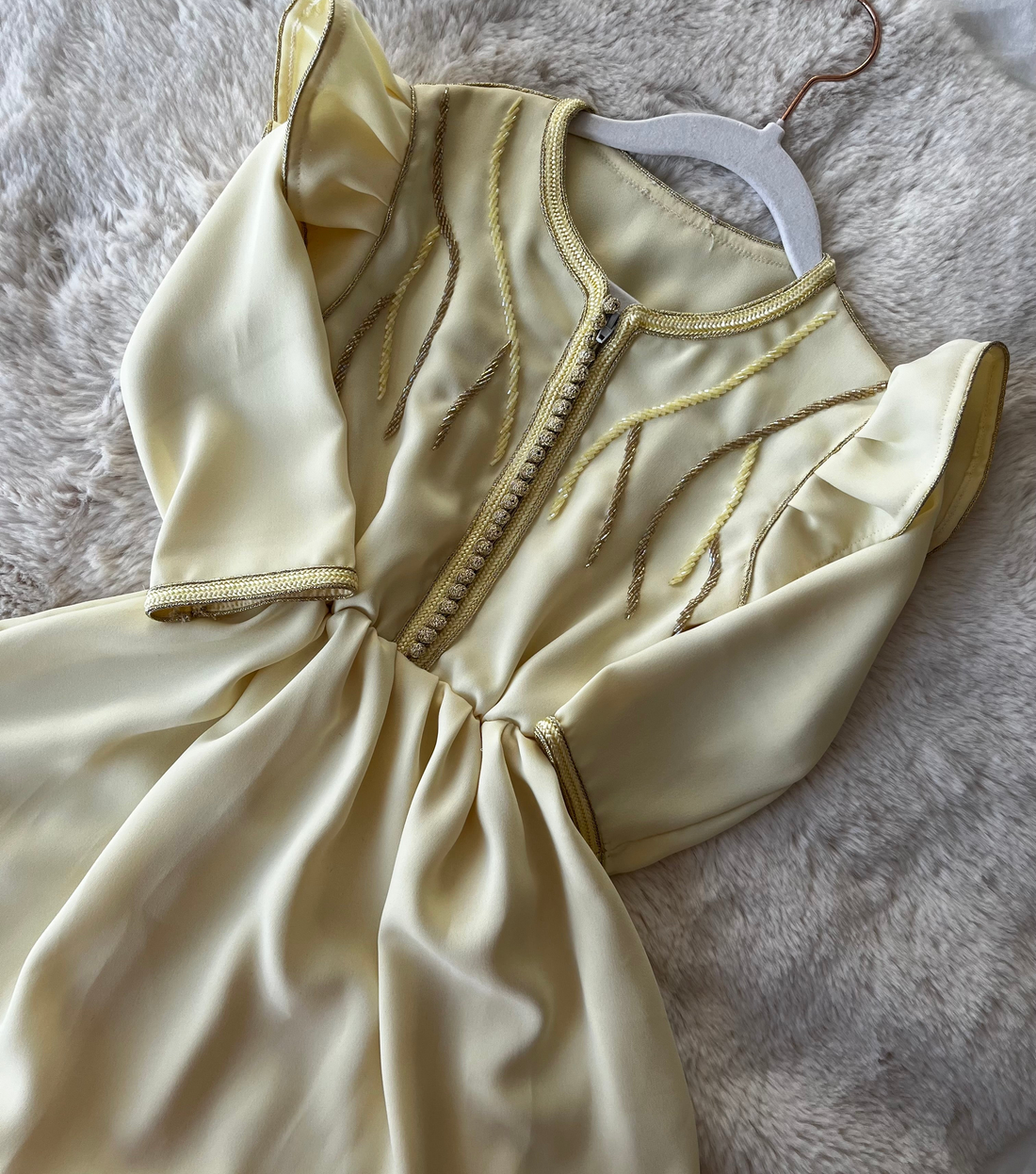 Robe caftan butter