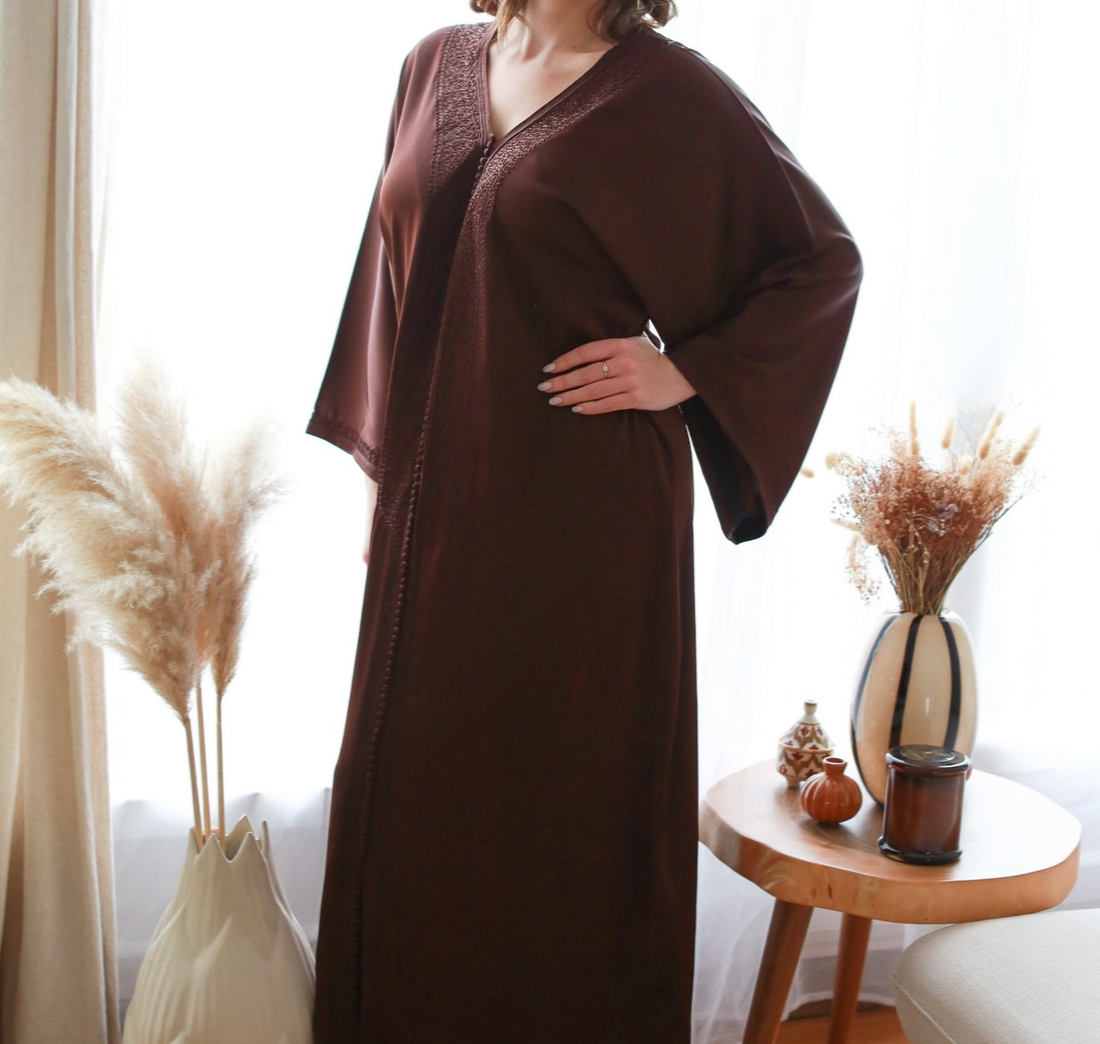 Gandoura Melya chocolat