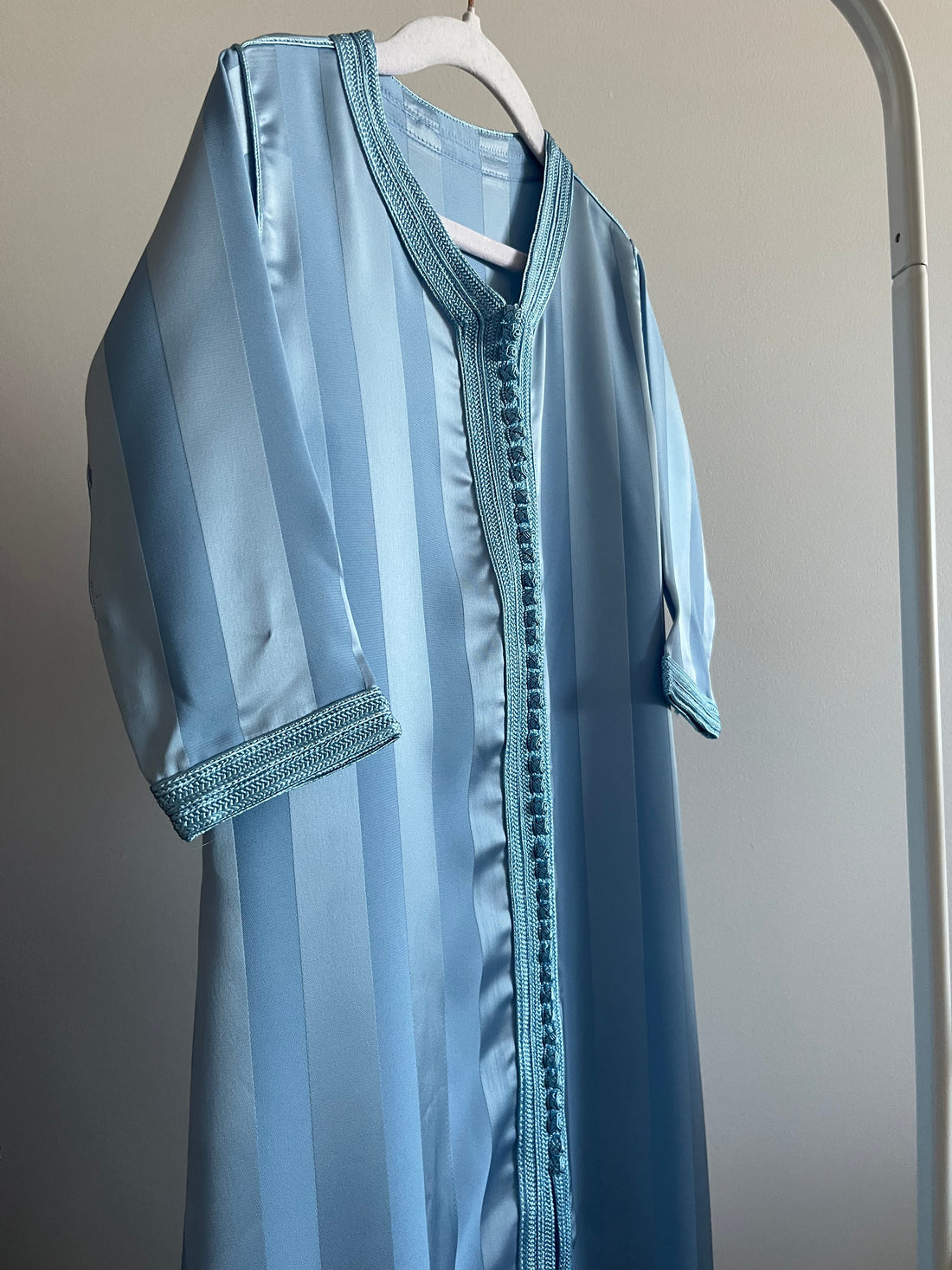Caftan jawhara bleu ciel