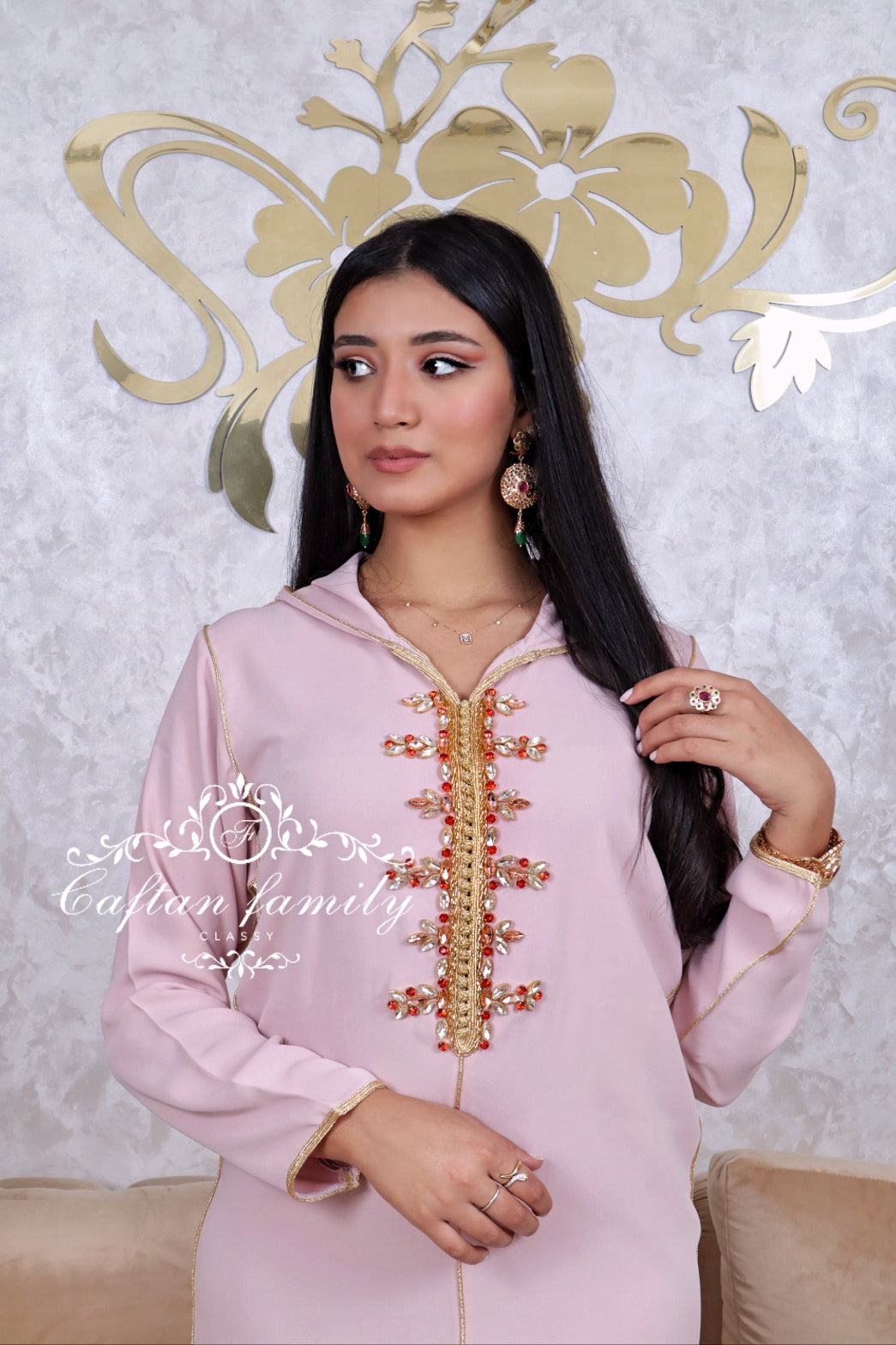 Jellaba Samia Rose bébé