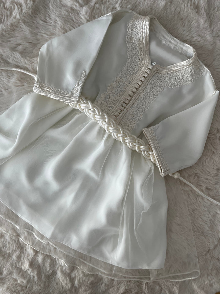 Caftan robe Leia blanc