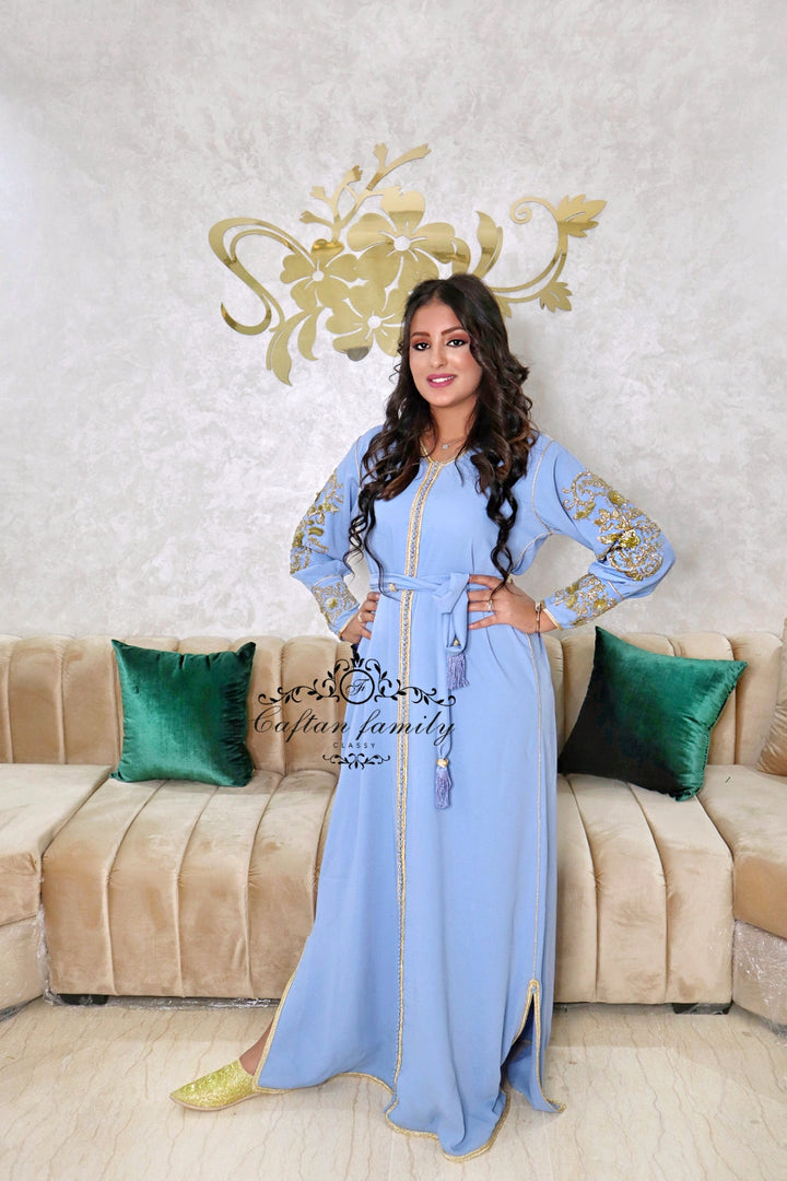 Caftan Ihssane Bleu