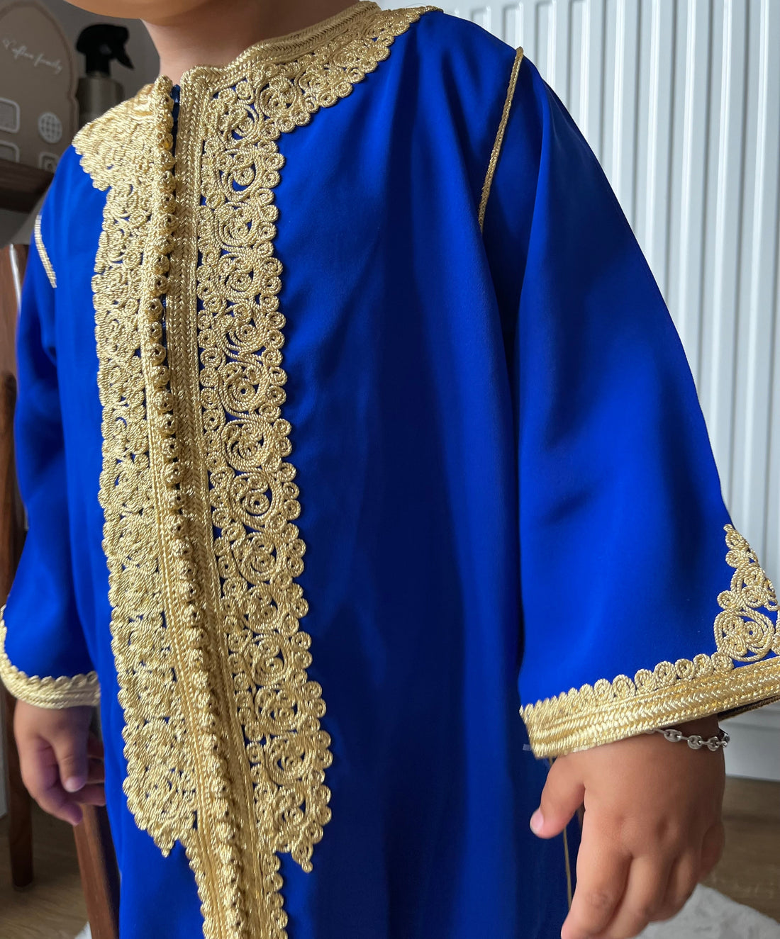 Caftan tahara bleu roi