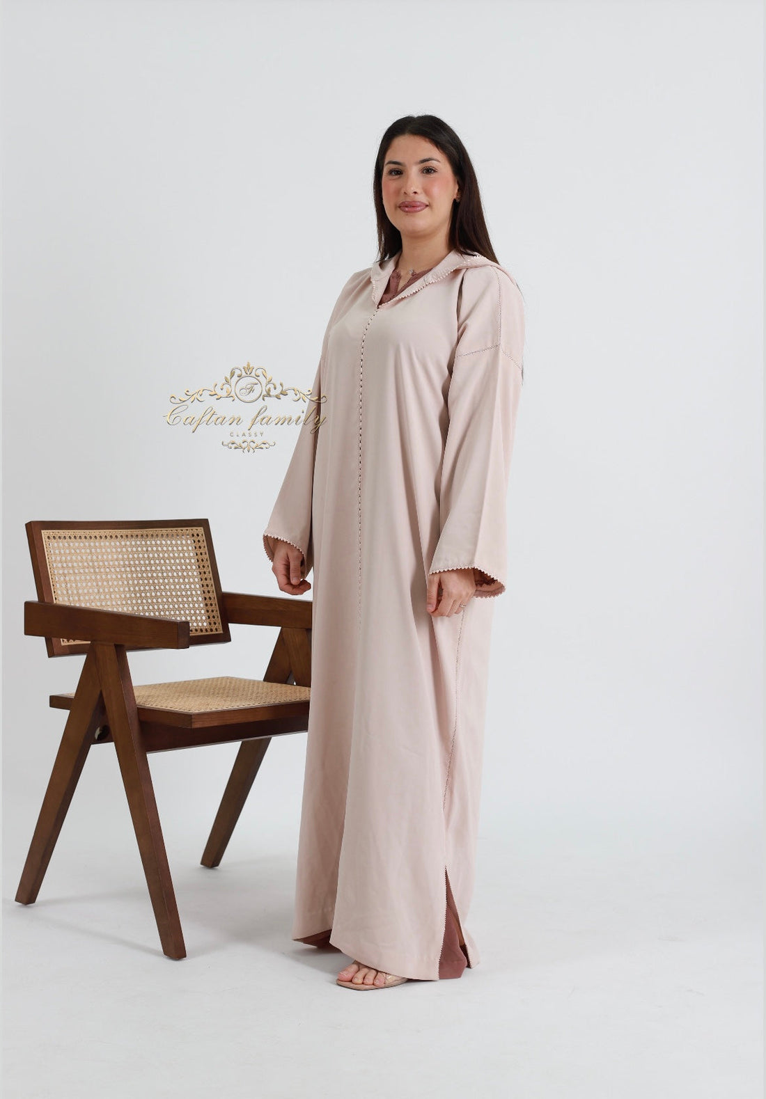 Jellaba Faïrouz 2 pièces Latte