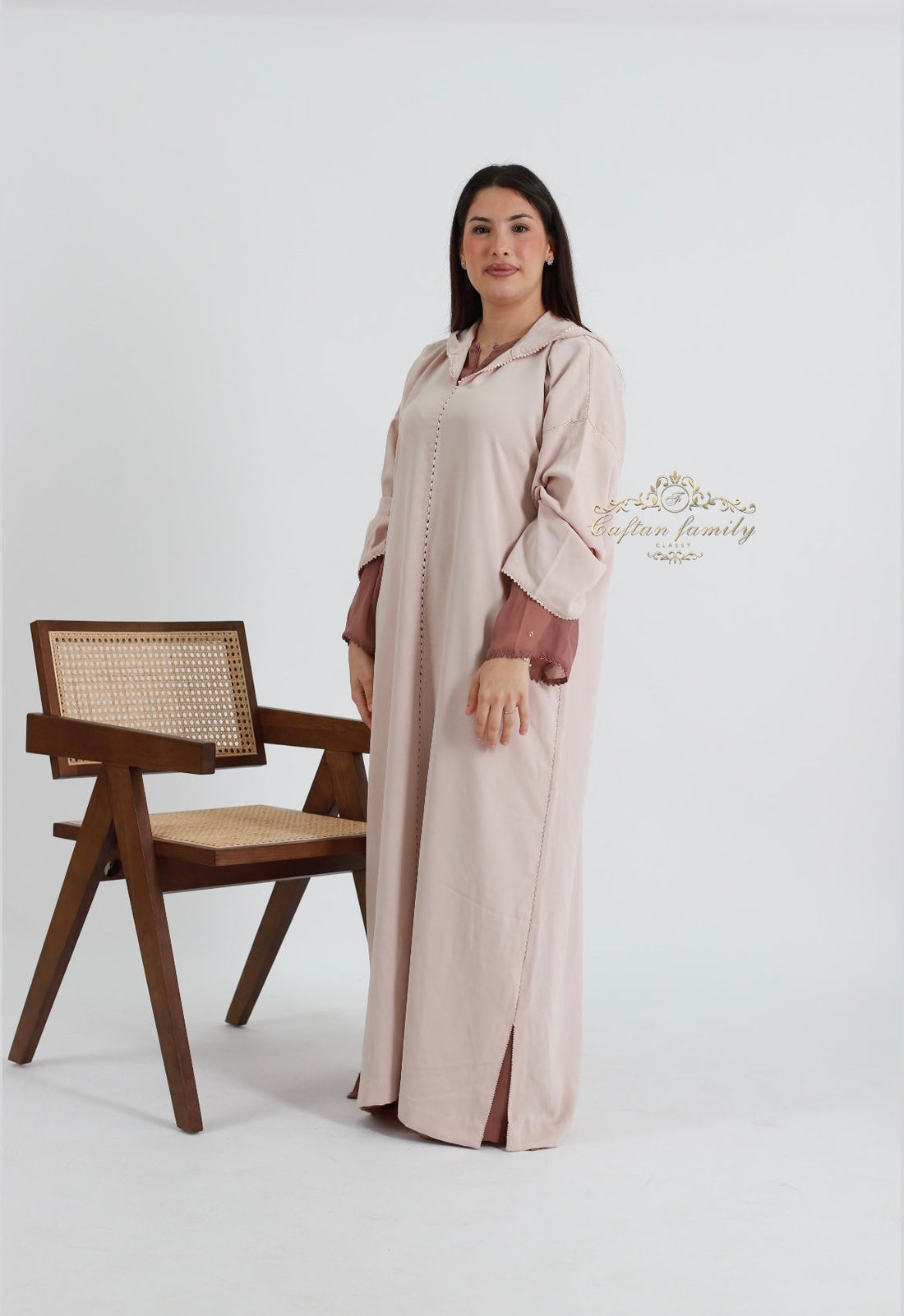 Jellaba Faïrouz 2 pièces Latte