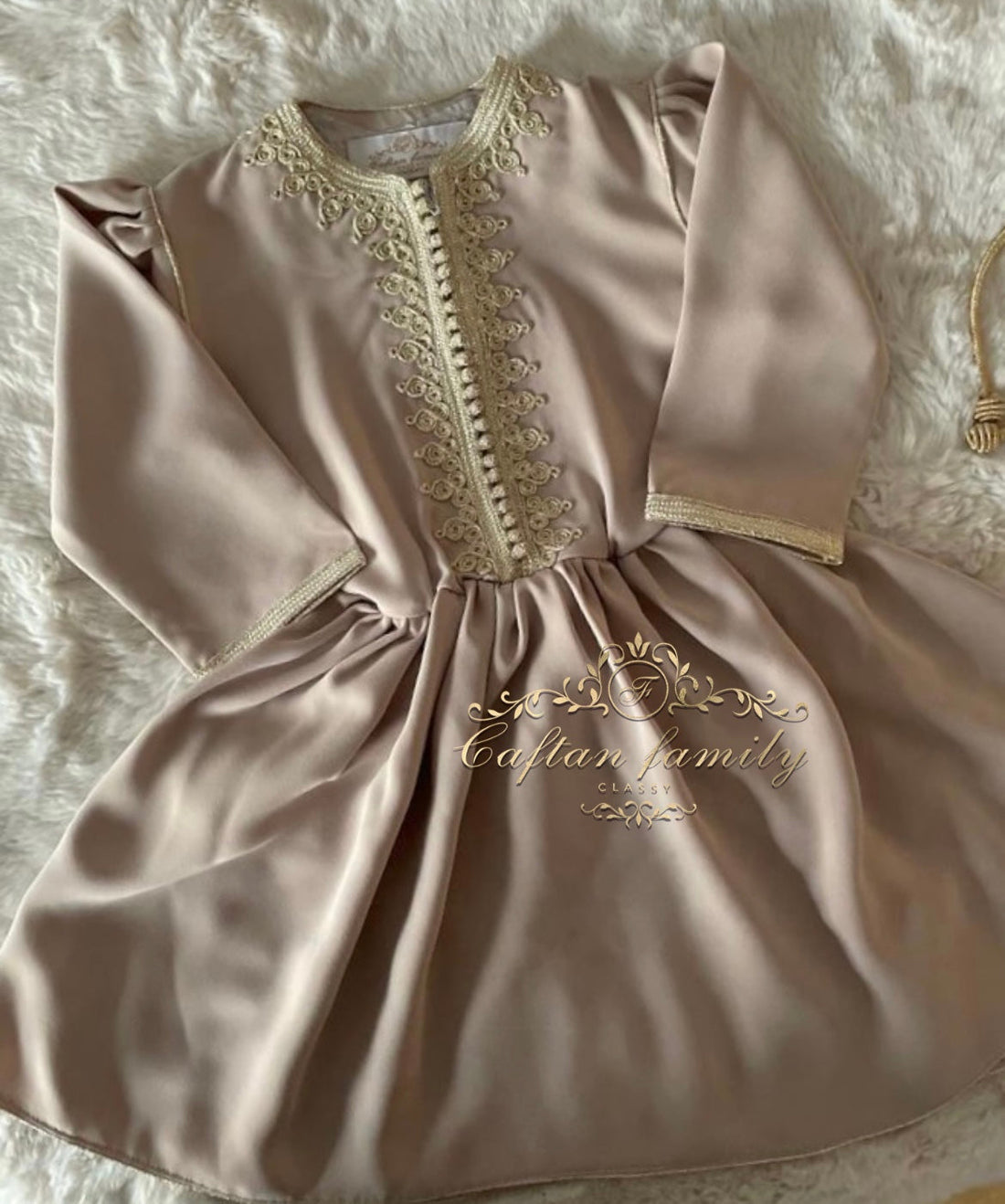 Caftan Robe nude clair
