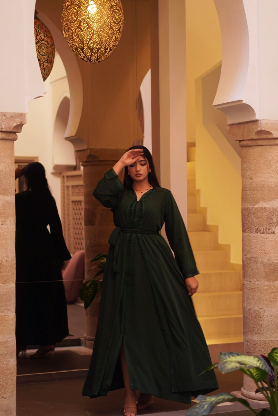 Kimono Yaël 2 pièces olive
