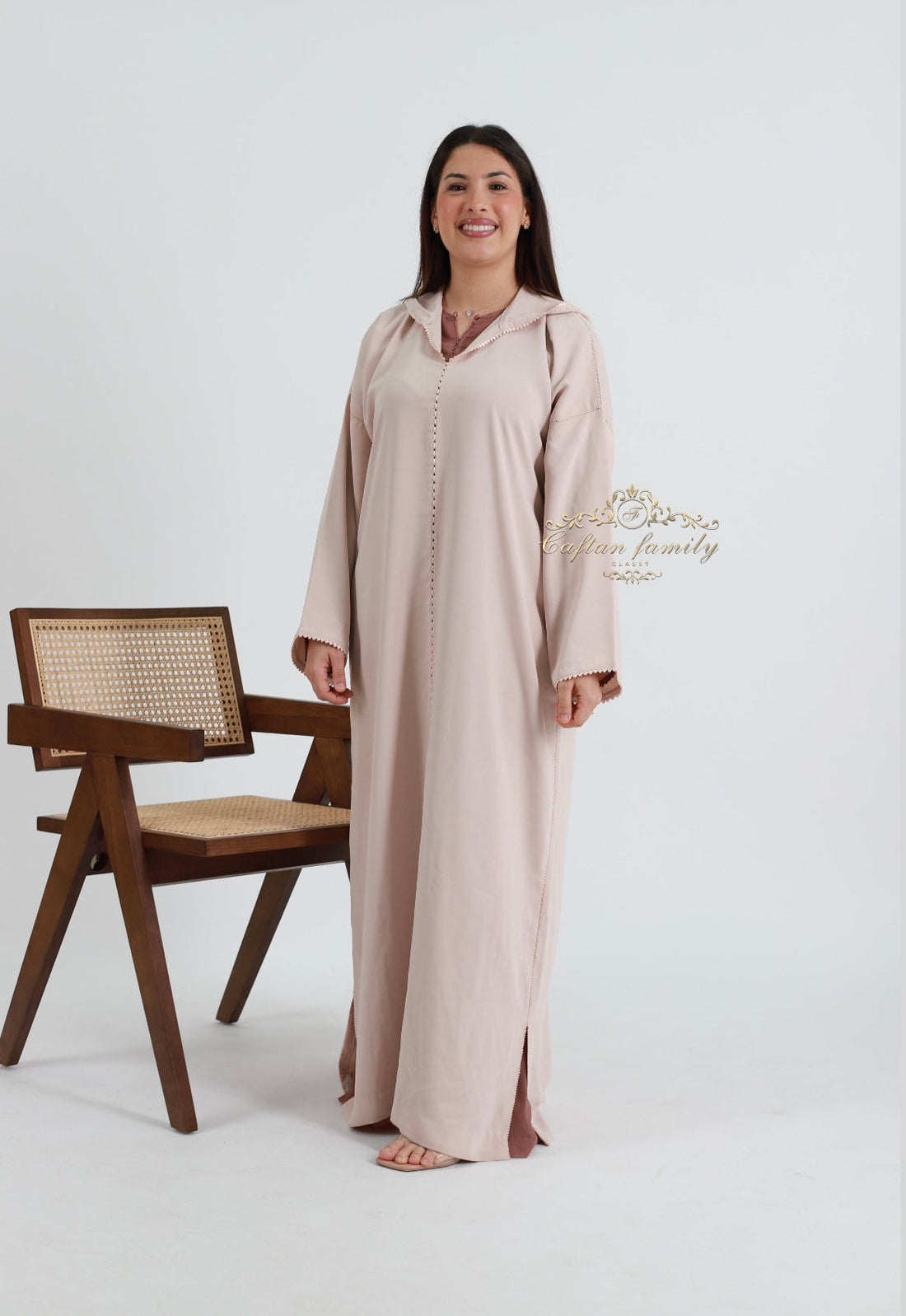 Jellaba Faïrouz 2 pièces Latte