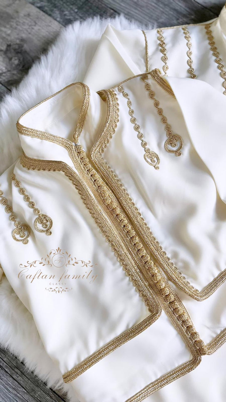 Haut col Officier + gilet Amine (confection)