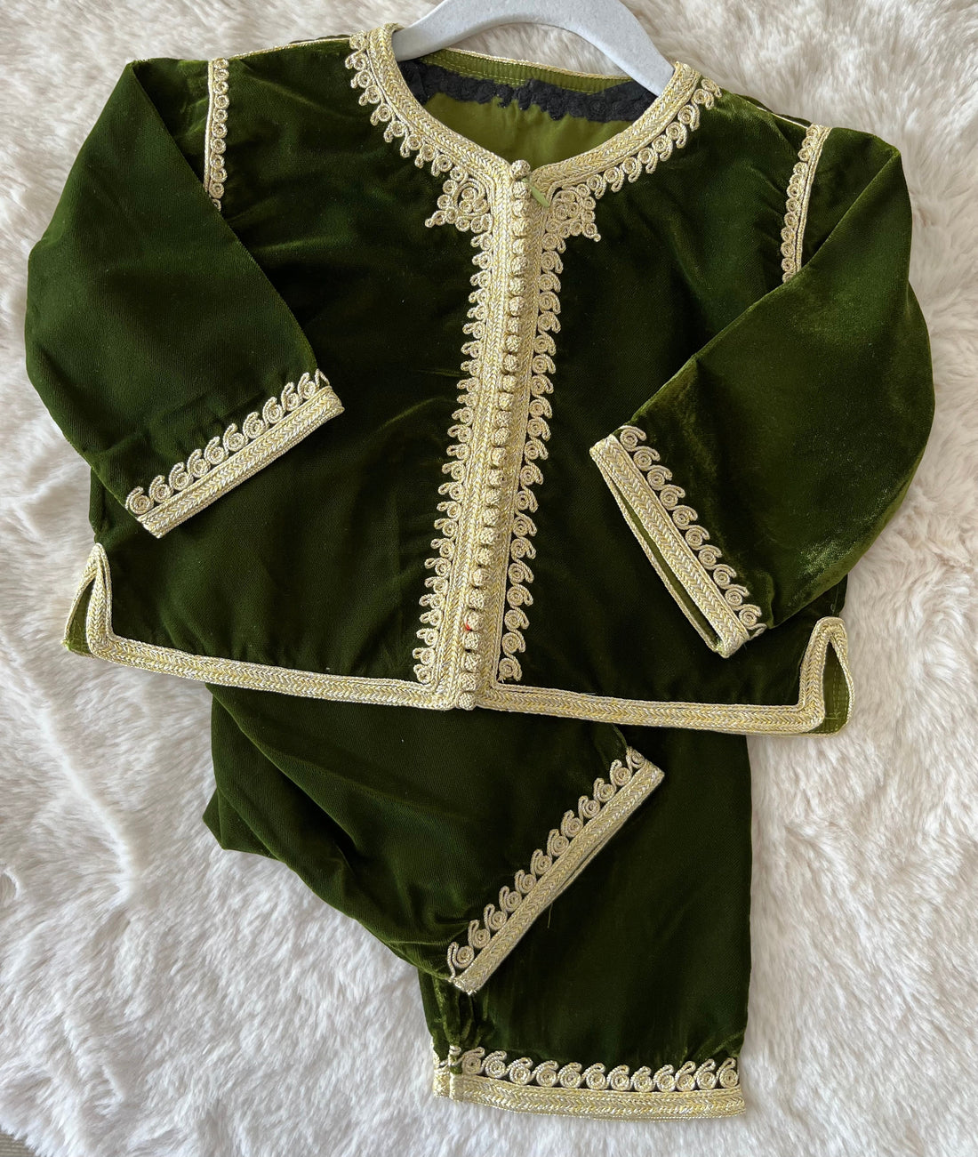 Jabador Qayim velours vert