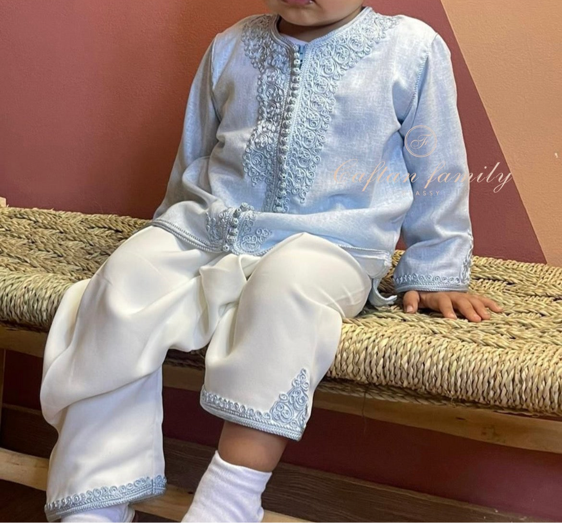 Jabador Ayden lin bleu ciel (confection)