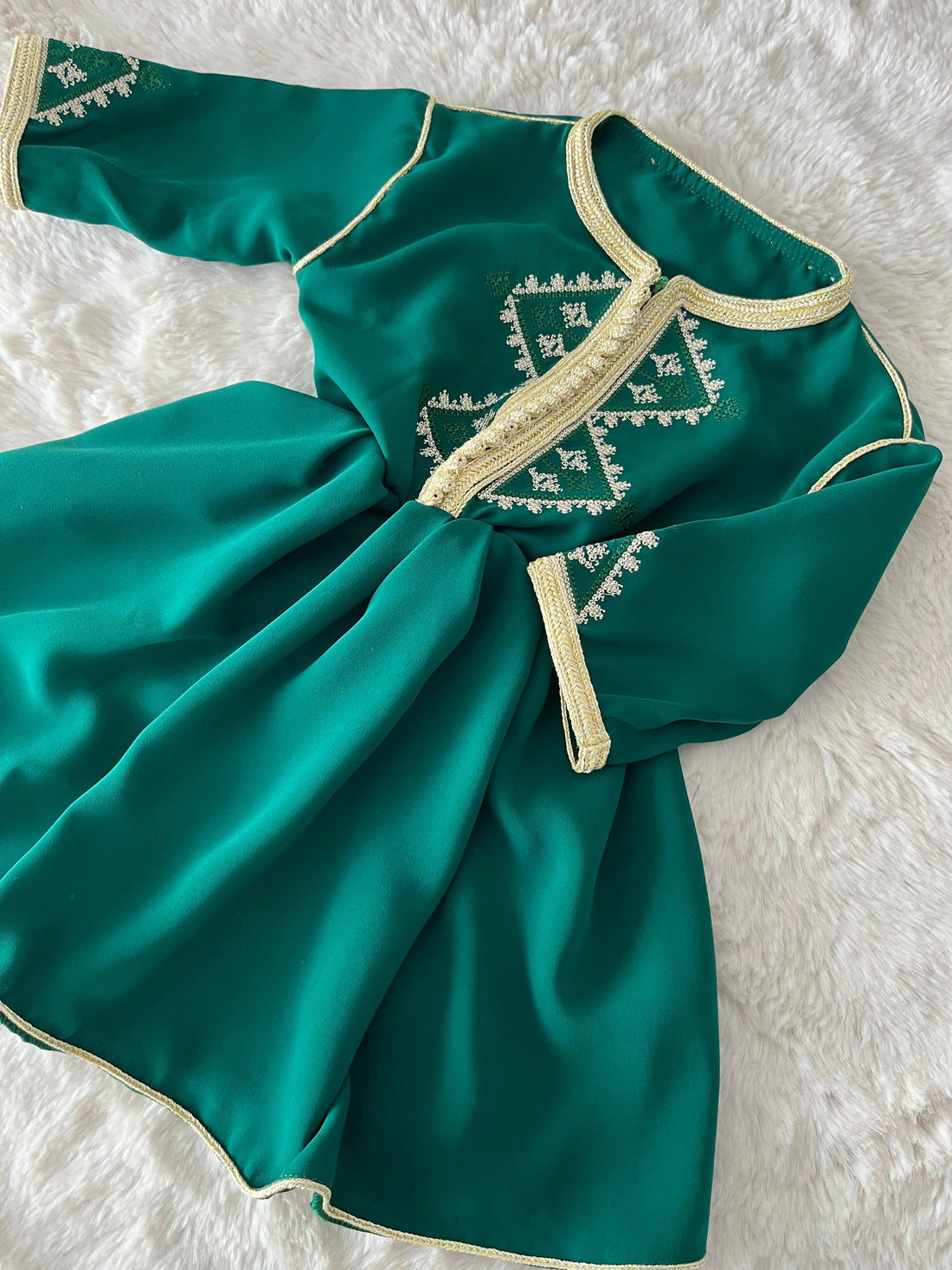 Robe Safia vert royal