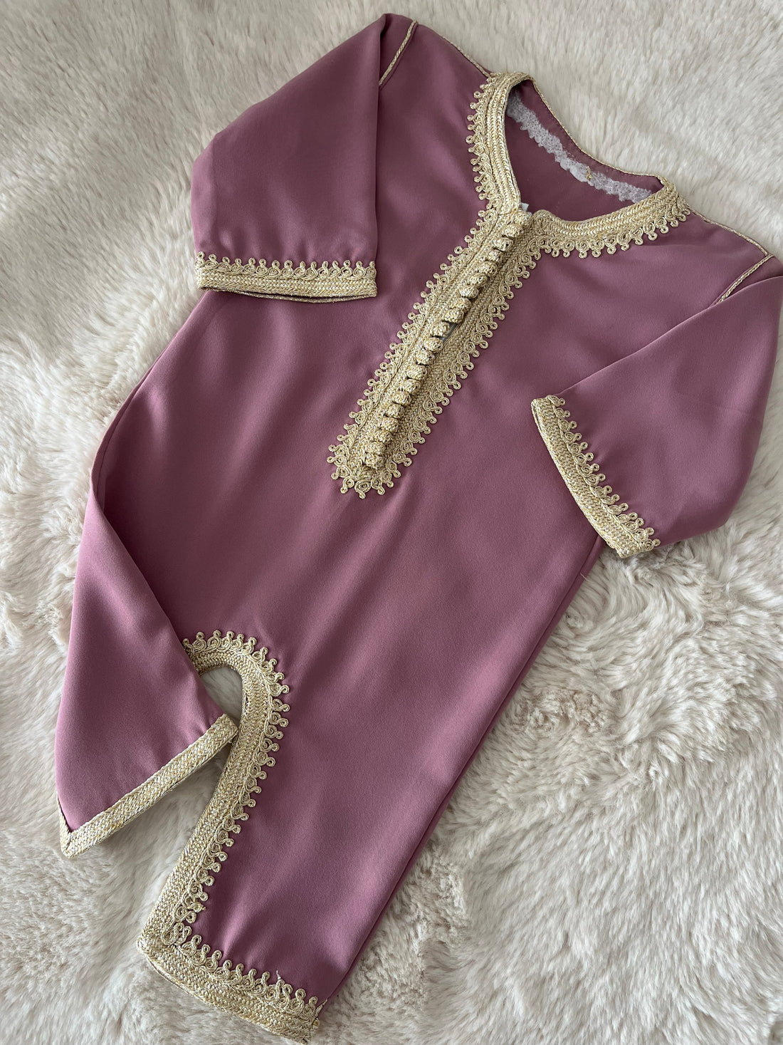 Grenouillère dabana vieux mauve