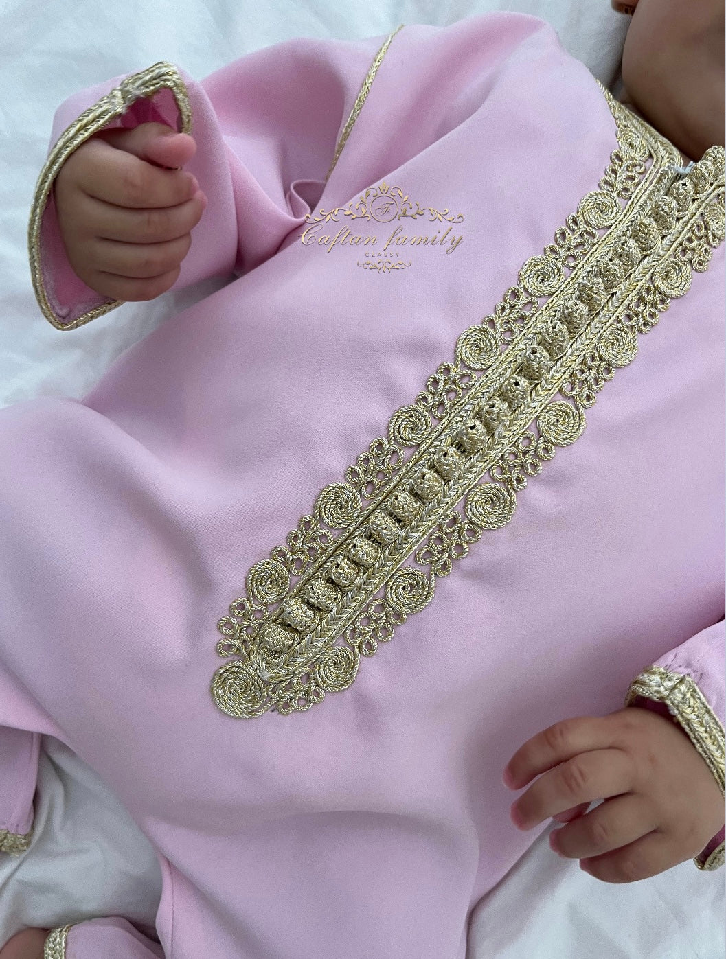Grenouillère Aminah baby pink