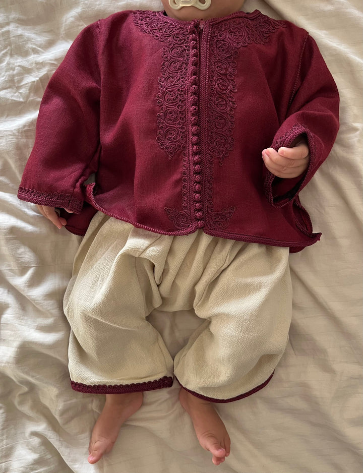 Jabador Noah lin burgundy