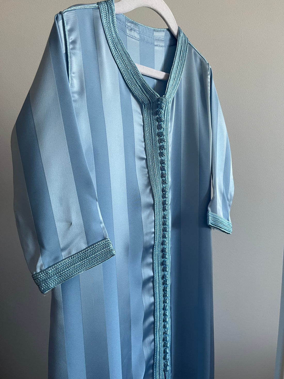 Caftan jawhara bleu ciel