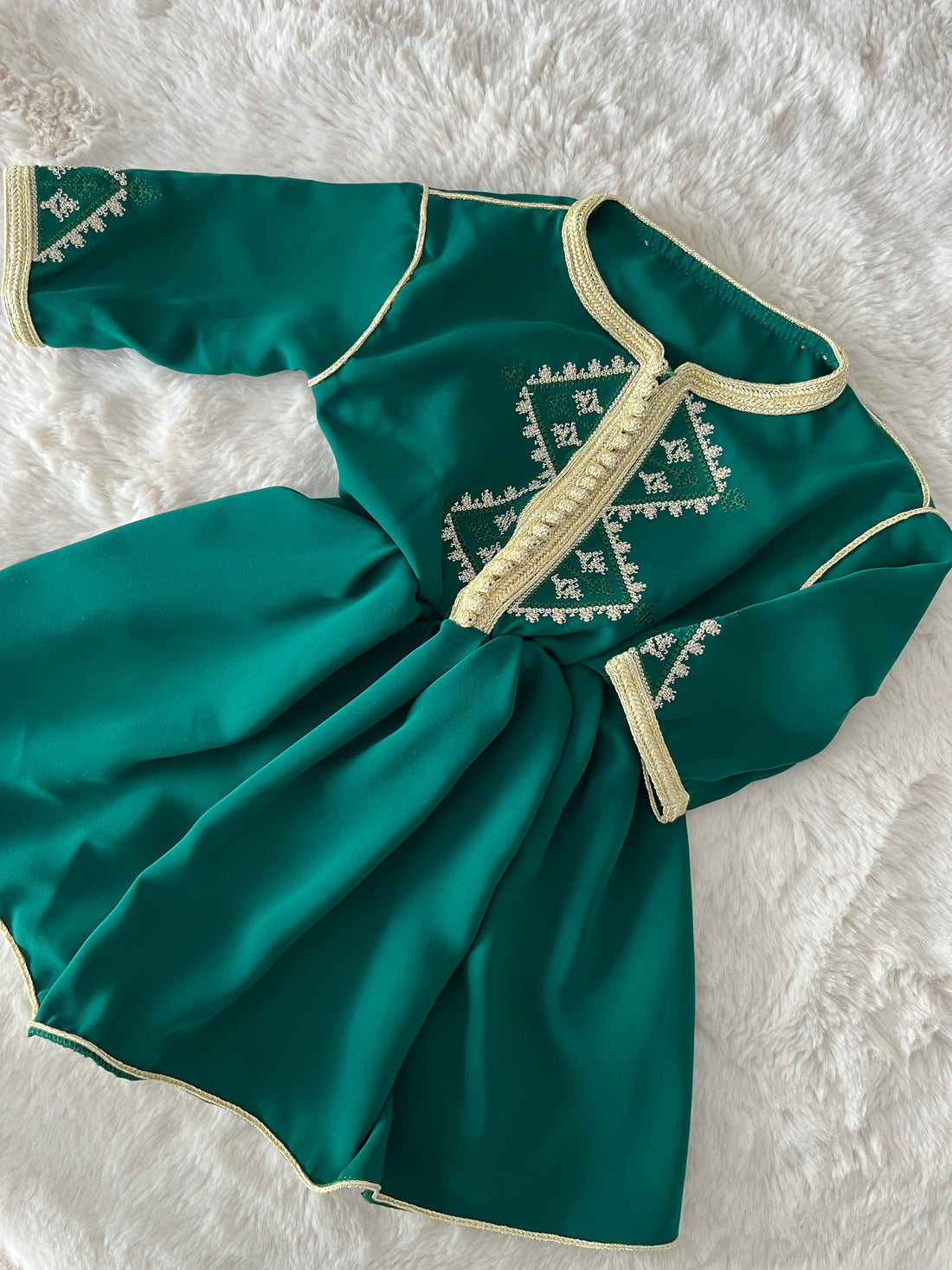Robe Safia vert royal