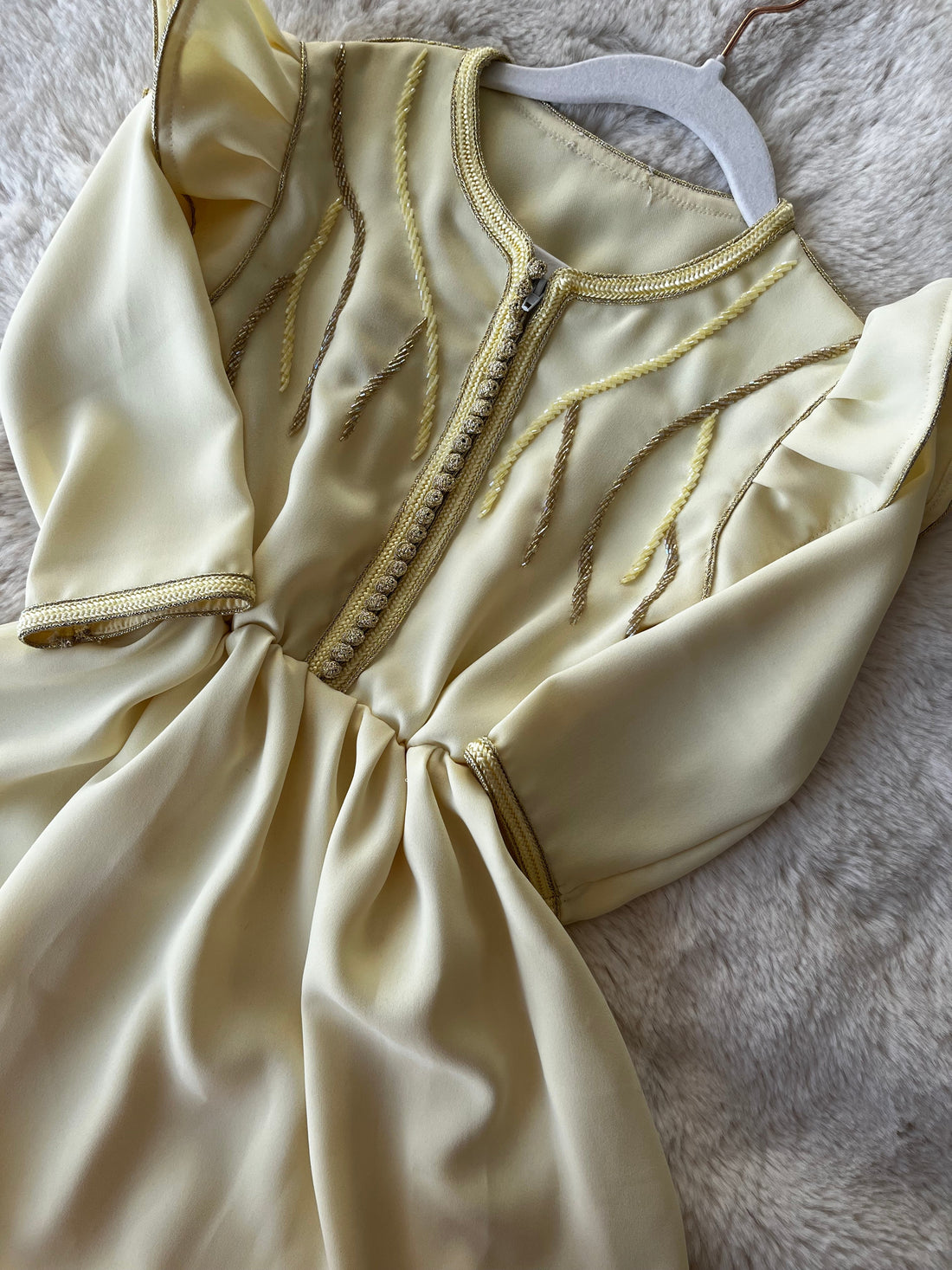 Robe caftan butter