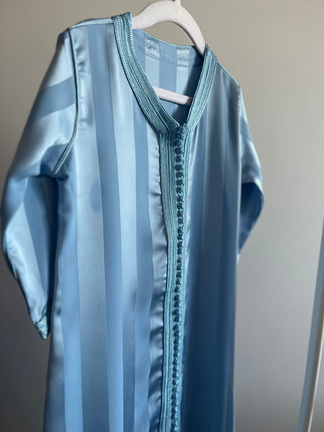 Caftan jawhara bleu ciel