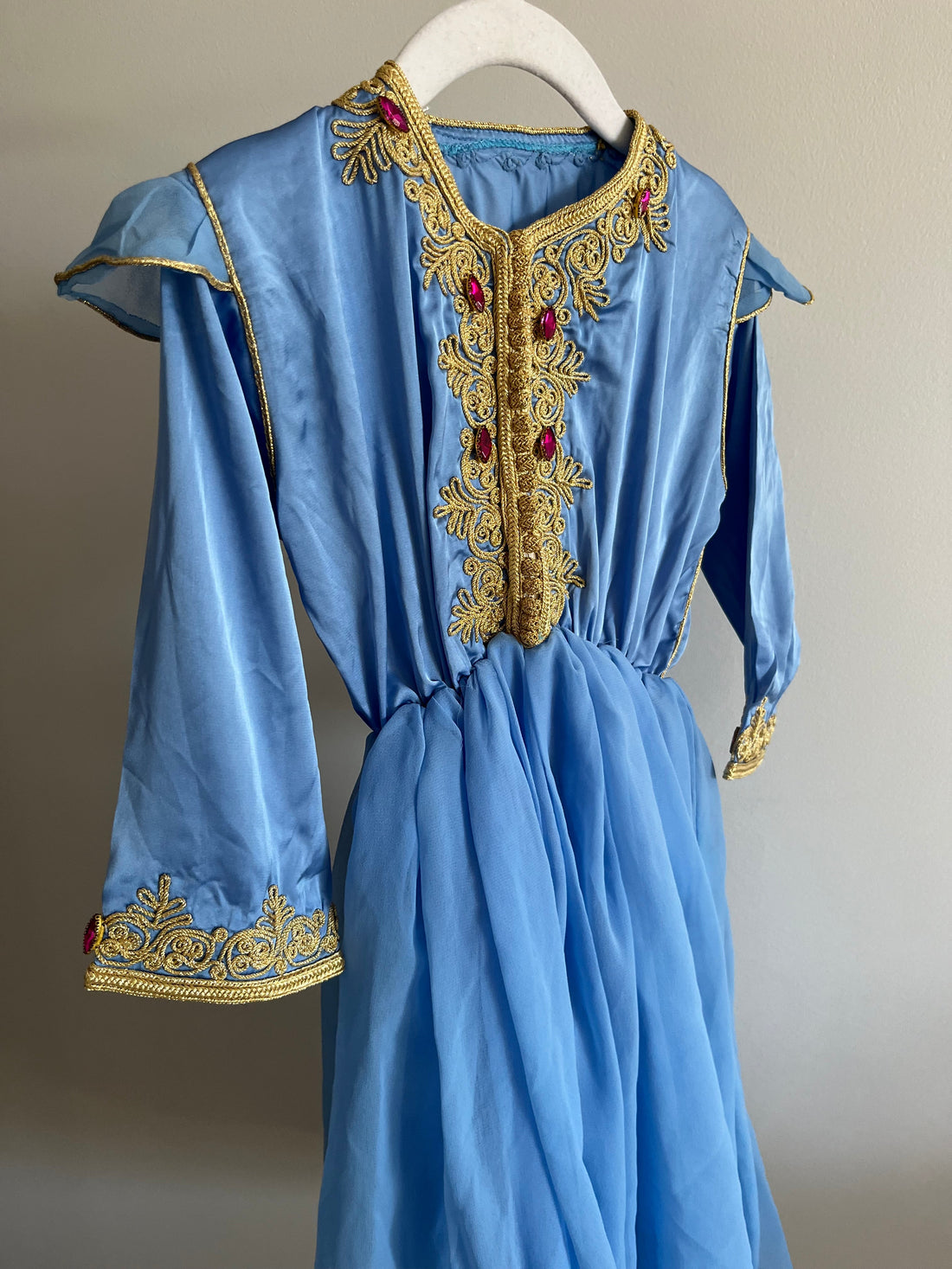 Caftan robe bleu