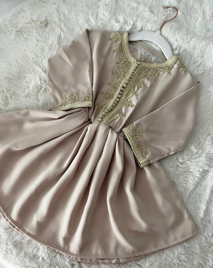 Robe Caftan Kahina nude sfifa cartier
