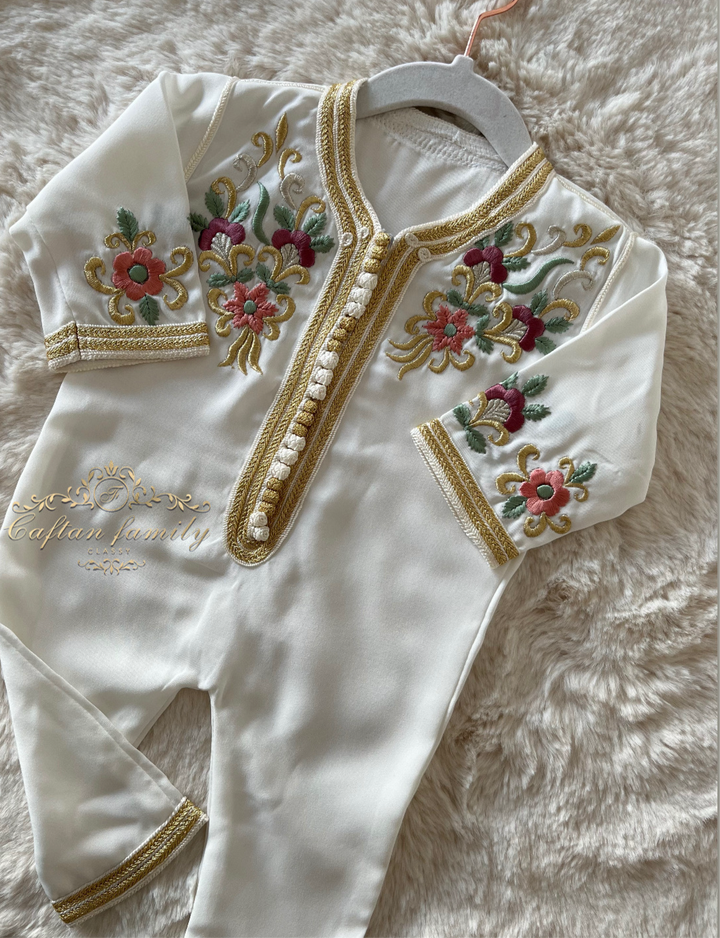 Grenouillère fleurie Aleyna