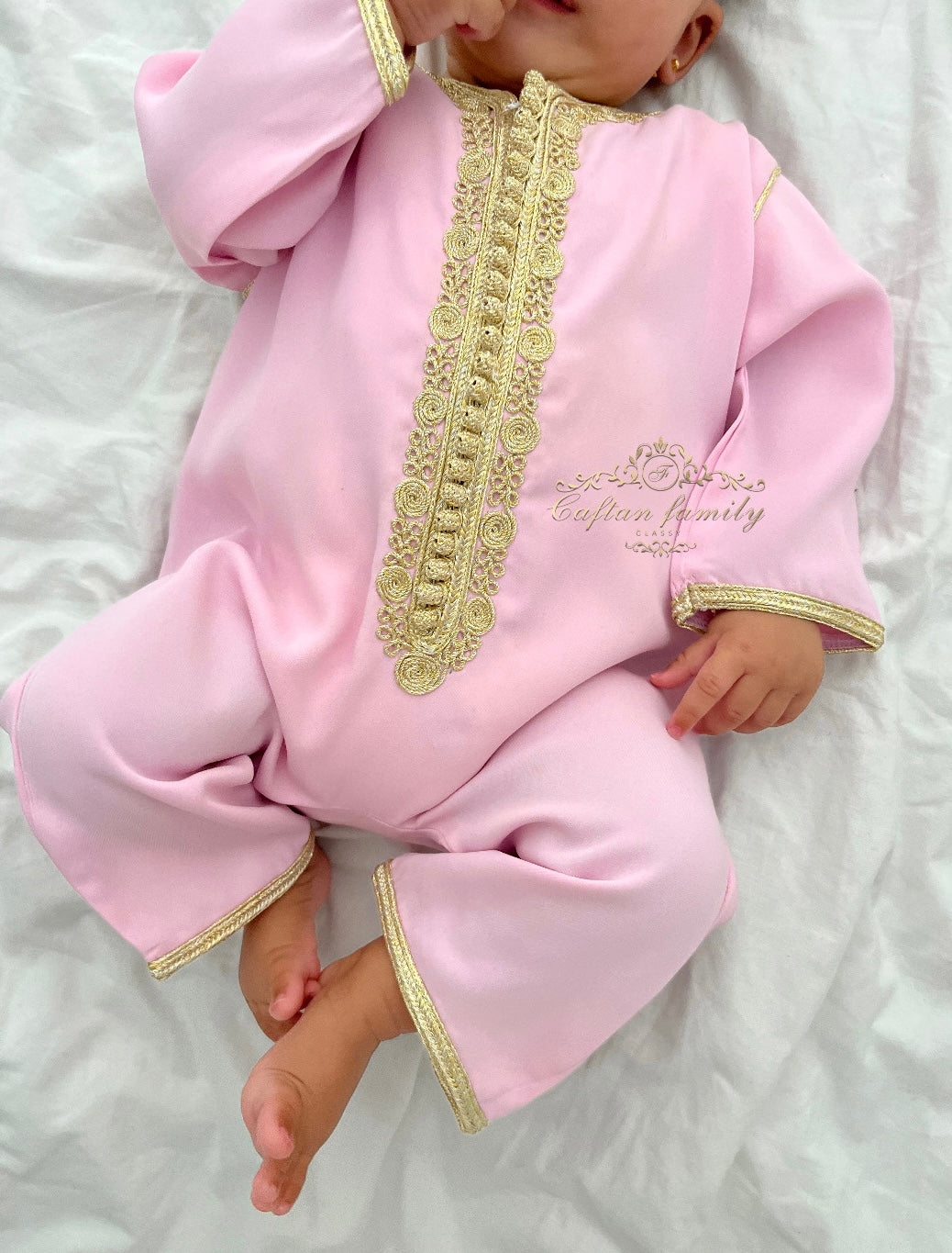 Grenouillère Aminah baby pink