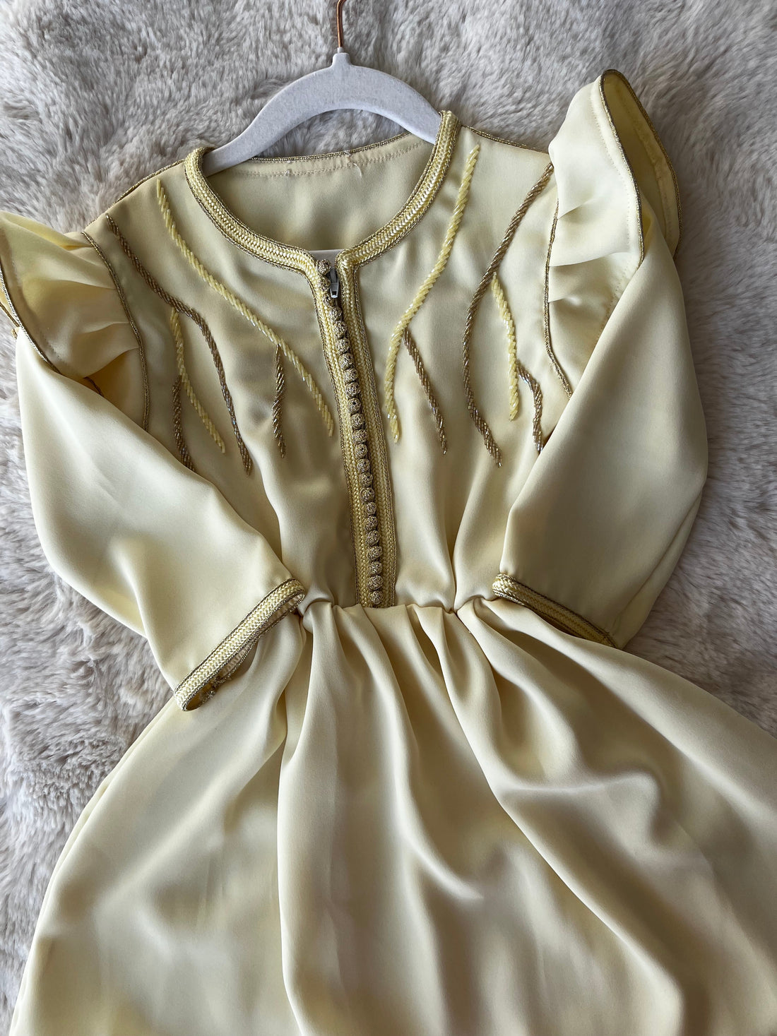 Robe caftan butter