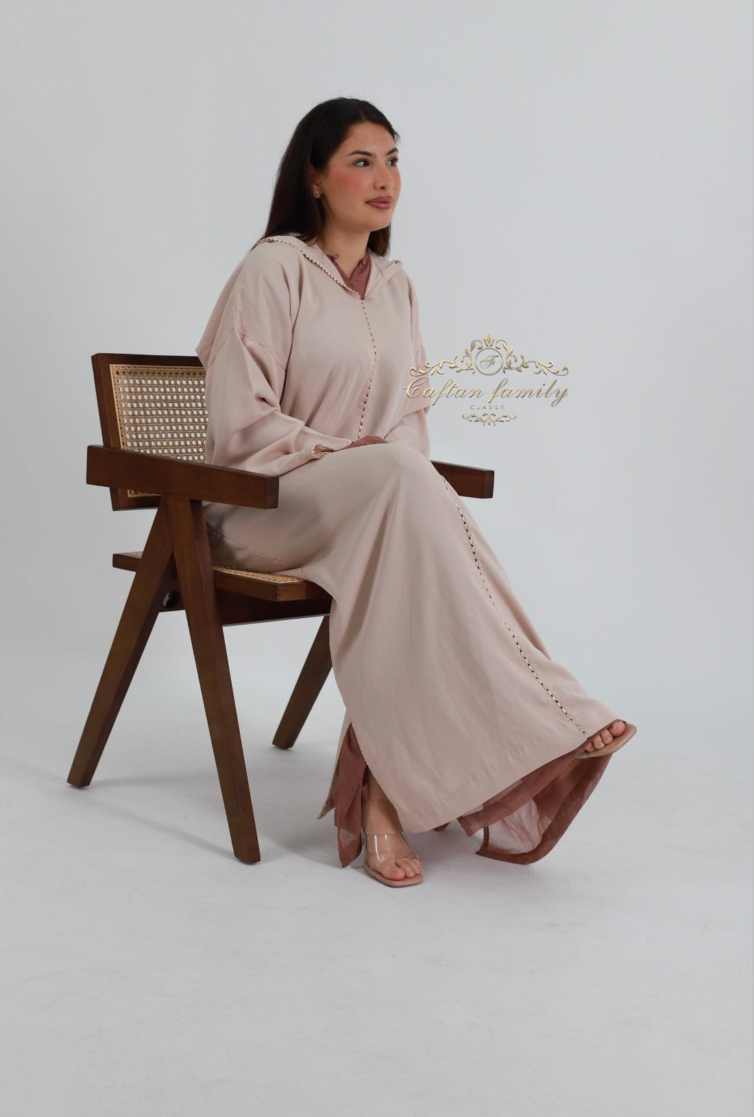 Jellaba Faïrouz 2 pièces Latte