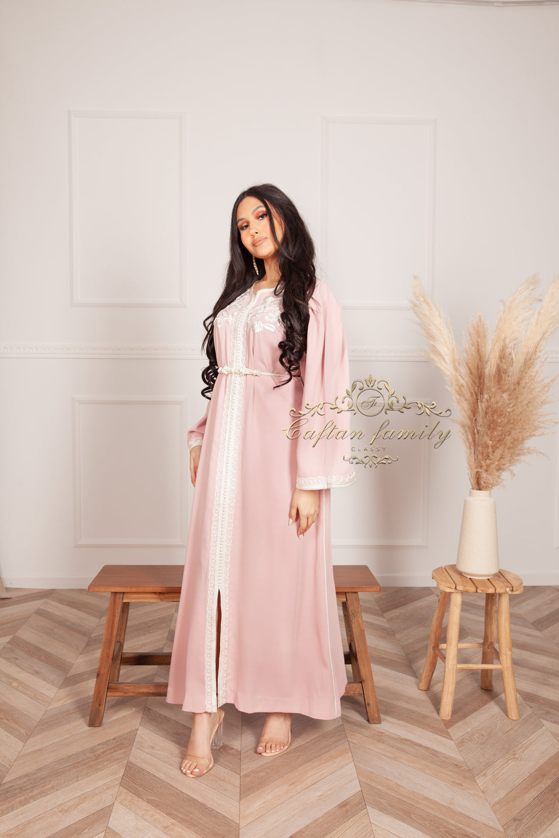 Caftan Asmae Rose