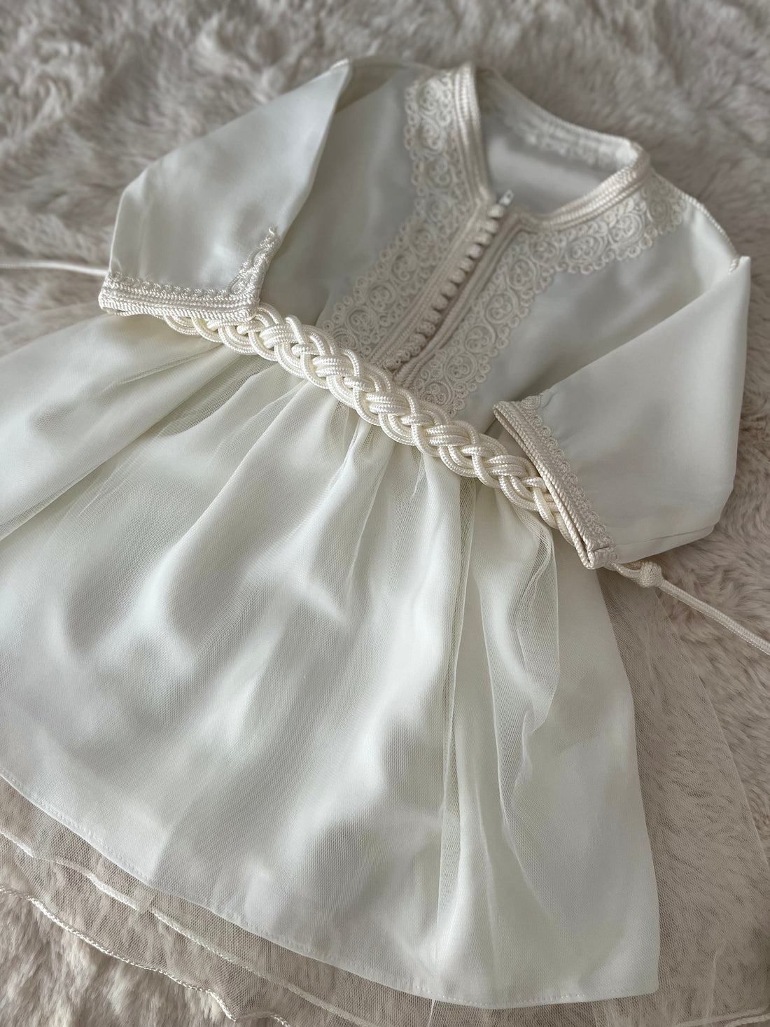 Caftan robe Leia blanc