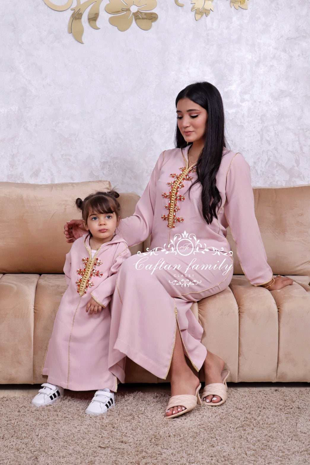 Jellaba Samia rose bébé