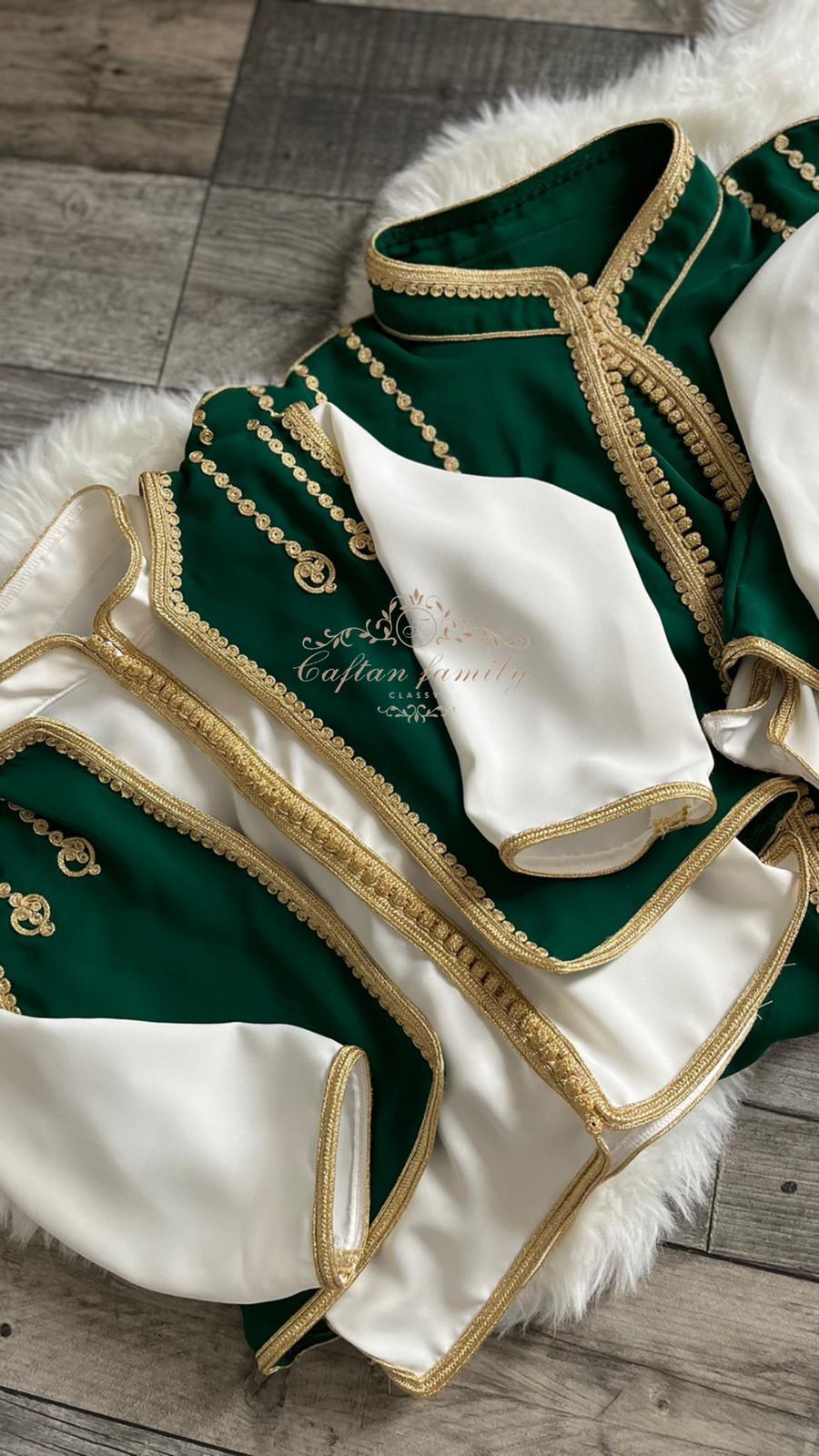 Haut col Officier + gilet Amine (confection)