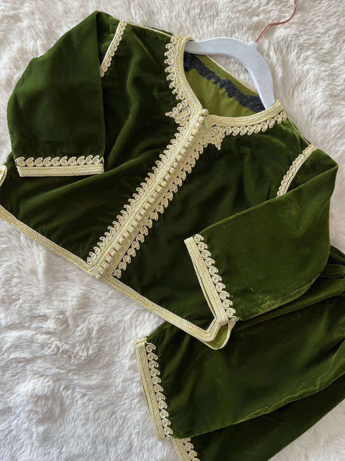 Jabador Qayim velours vert