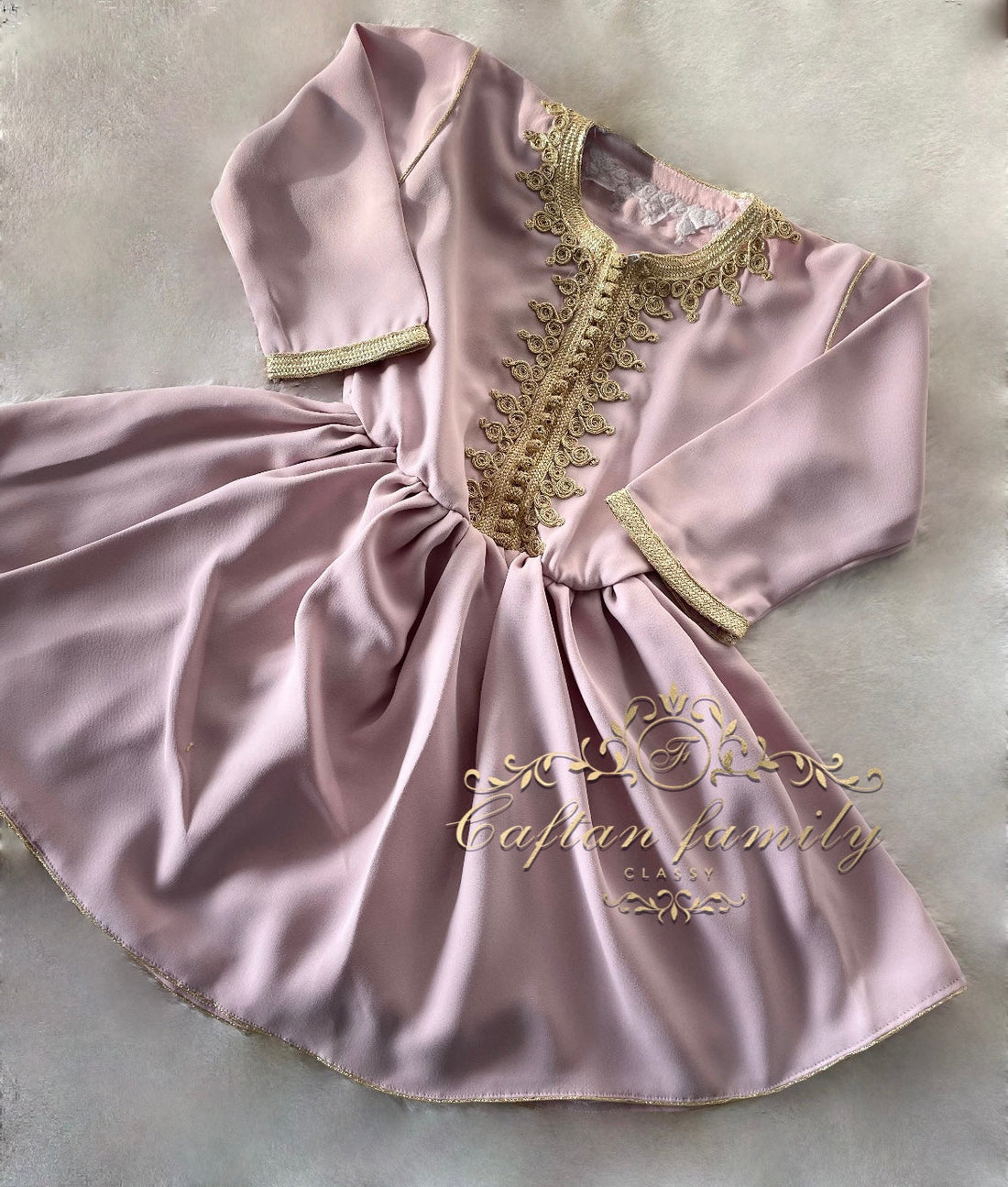 Caftan Robe rose