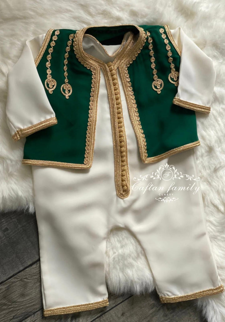 Grenouillère Amine Vert royal