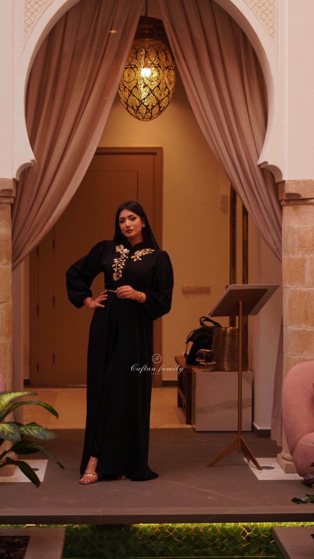 Caftan à pantalon Liyaah