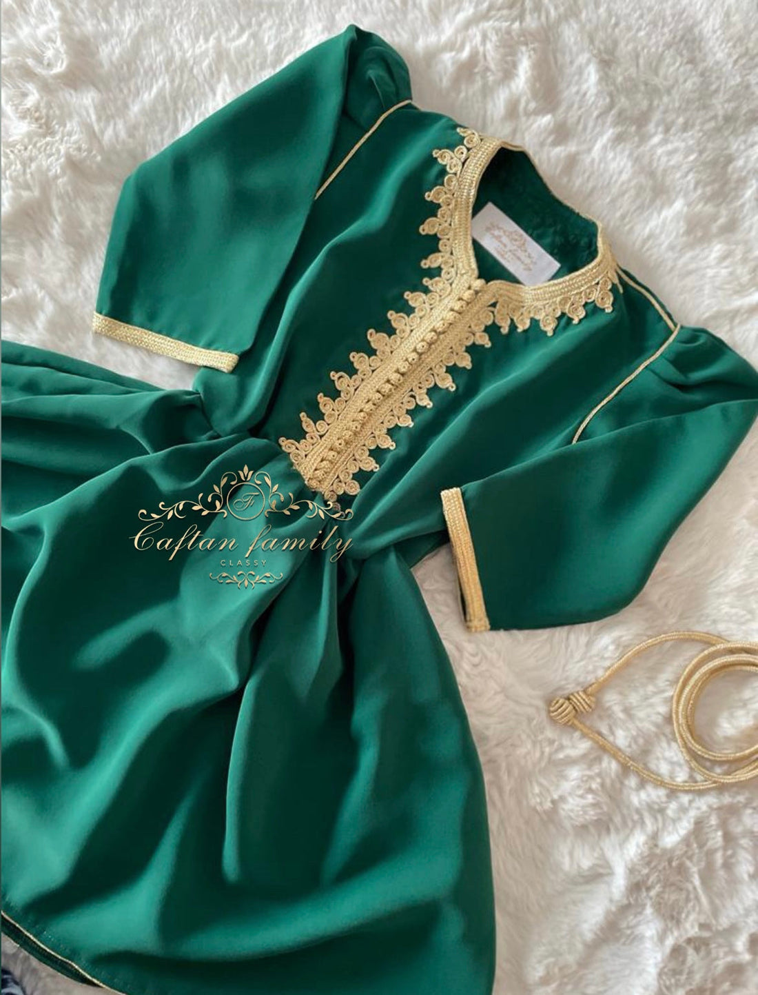 Caftan Robe vert