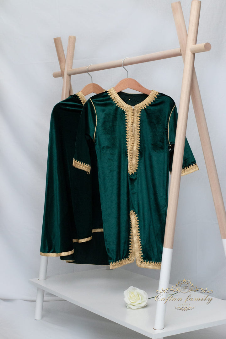 Grenouillère Dabana velours à cape